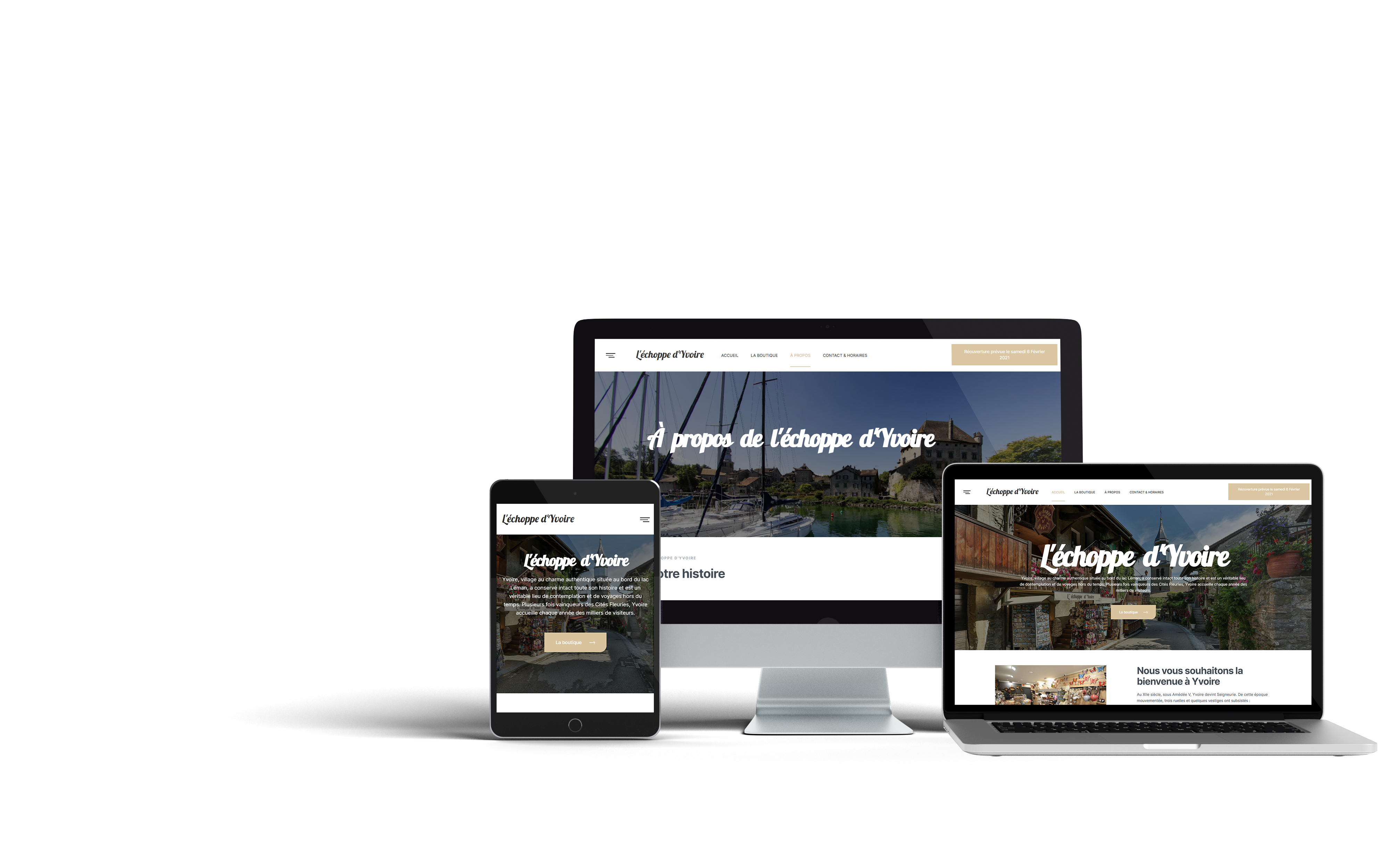 Exemple de site vitrine